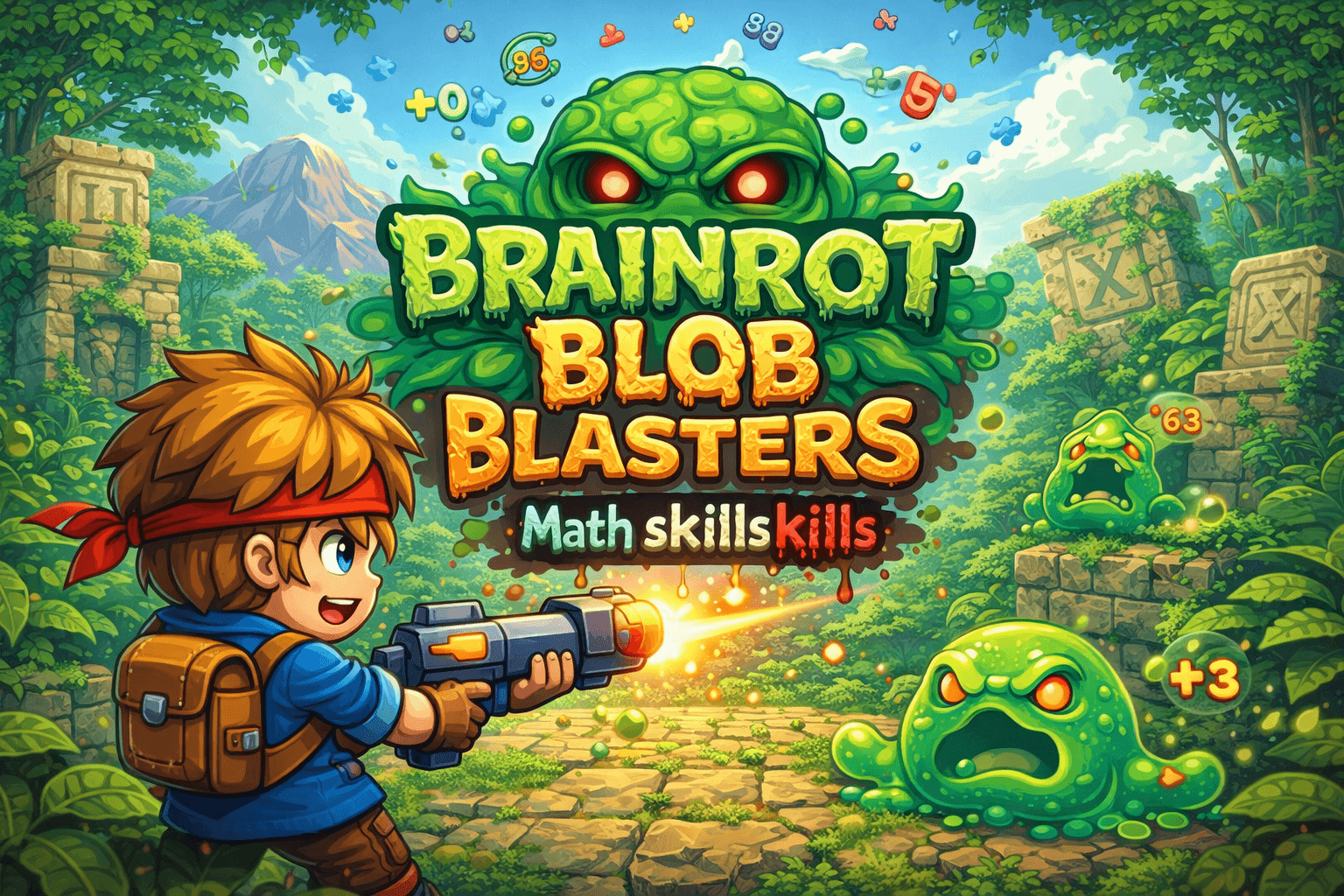 Blob Blasters - Math Action Game